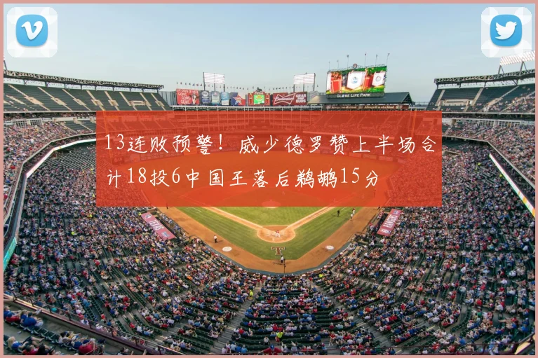 13连败预警！威少德罗赞上半场合计18投6中国王落后鹈鹕15分