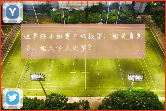 世界杯小组赛三轮战罢：谁是真黑马，谁又令人失望？